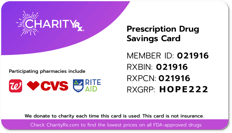 CharityRx Card