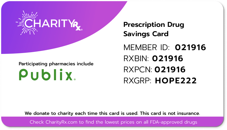 CharityRx Card
